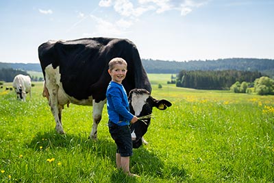 Unsere Kinder wachsen mit der Landwirtschaft auf