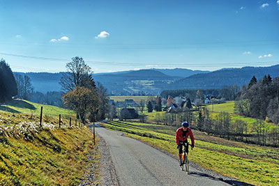 Für Genussradler und sportliche Radler gibt es zahlreiche Strecken