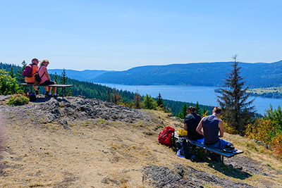 Wandernn auf demm Jägersteig beim Schluchsee