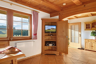 TV-Ecke im Wohnbereich