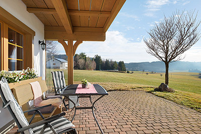 Von hier aus haben Sie einen herrlichen Blick zum Feldberg